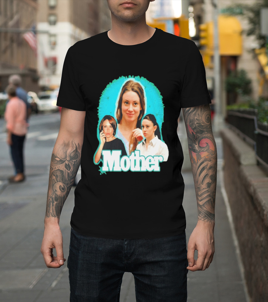 Casey Anthony Mother Colorful Collage T-Shirt