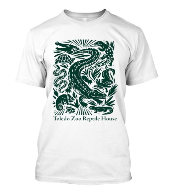 Toledo Zoo Reptile House Alligator Snake Turtle Lizard T-Shirt