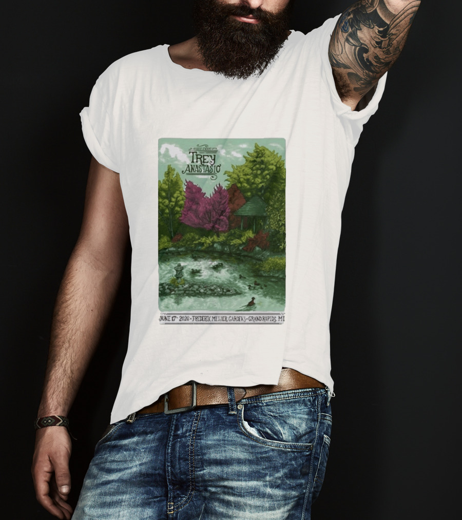 Trey Anastasio June 17 2026 Frederik Meijer Gardens Grand Rapids MI T-Shirt