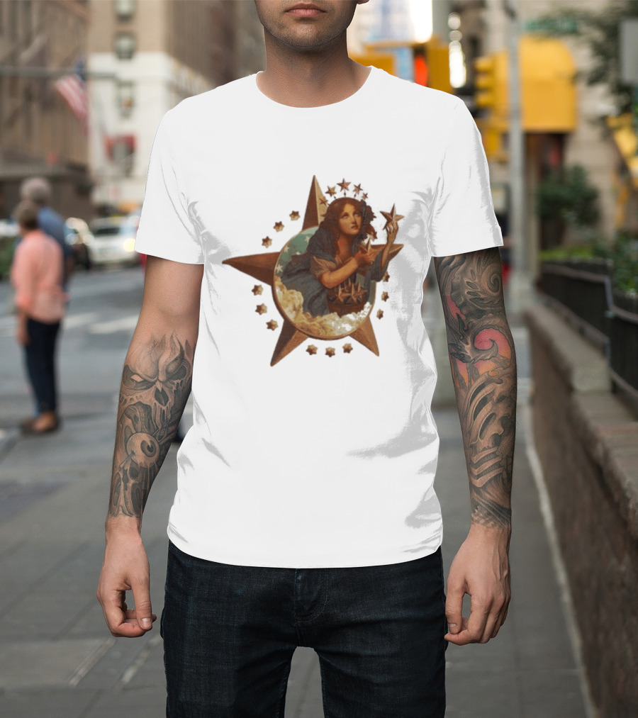 A Ma Maniere Alchemist Star Girl Celestial Starburst T-Shirt