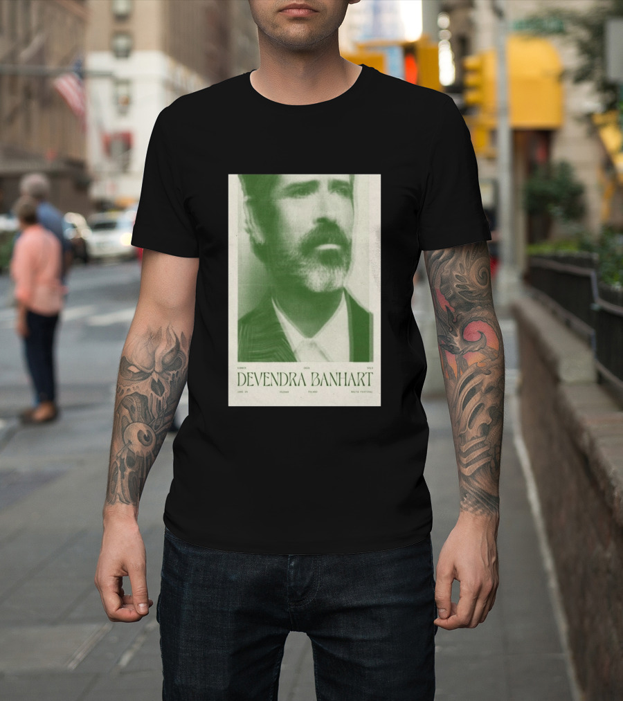 Summer 2026 Devendra Banhart Poznań Poland Malta Festival June 25 T-Shirt