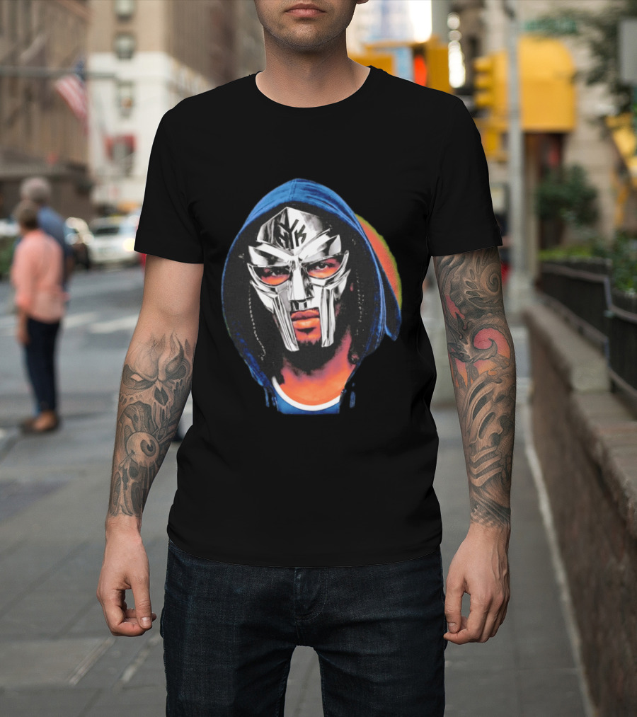 Jalen Brunson MF DOOM NY Knicks Fusion T-Shirt