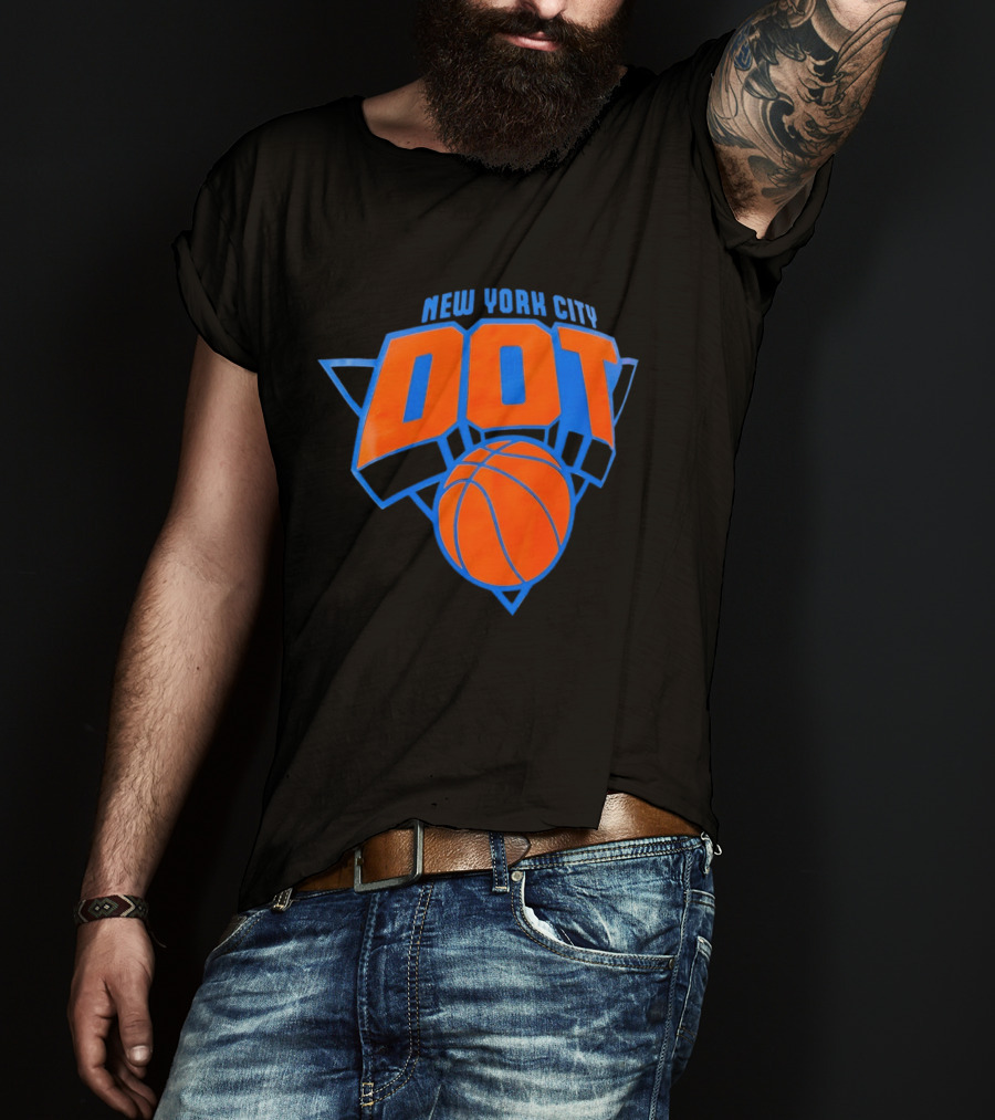 New York City DOT Knicks Basketball T-Shirt