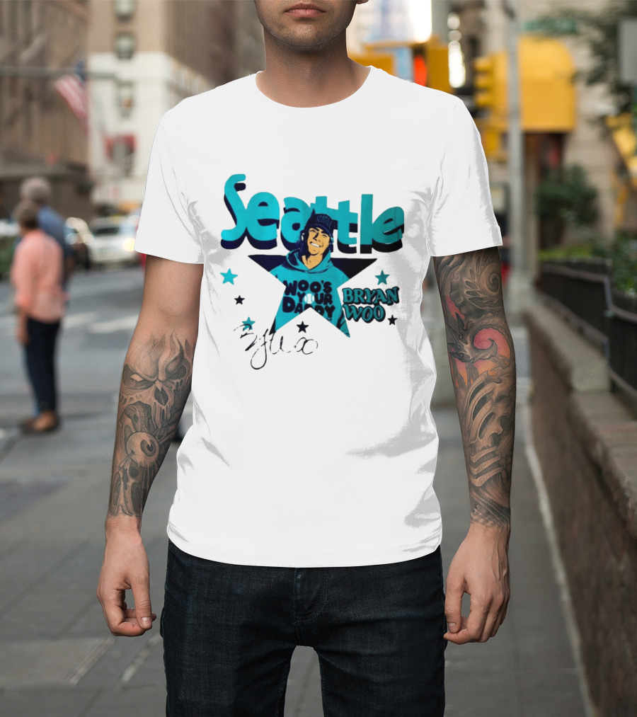 Seattle Mariners Bryan Woo Woo's Your Daddy T-Shirt