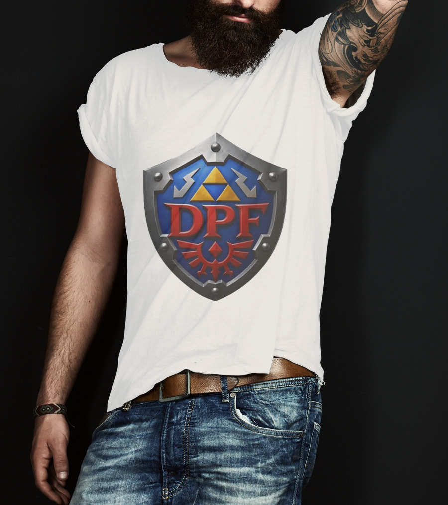 DPF Crest Shield Hylian Gamer Zelda TriForce T-Shirt