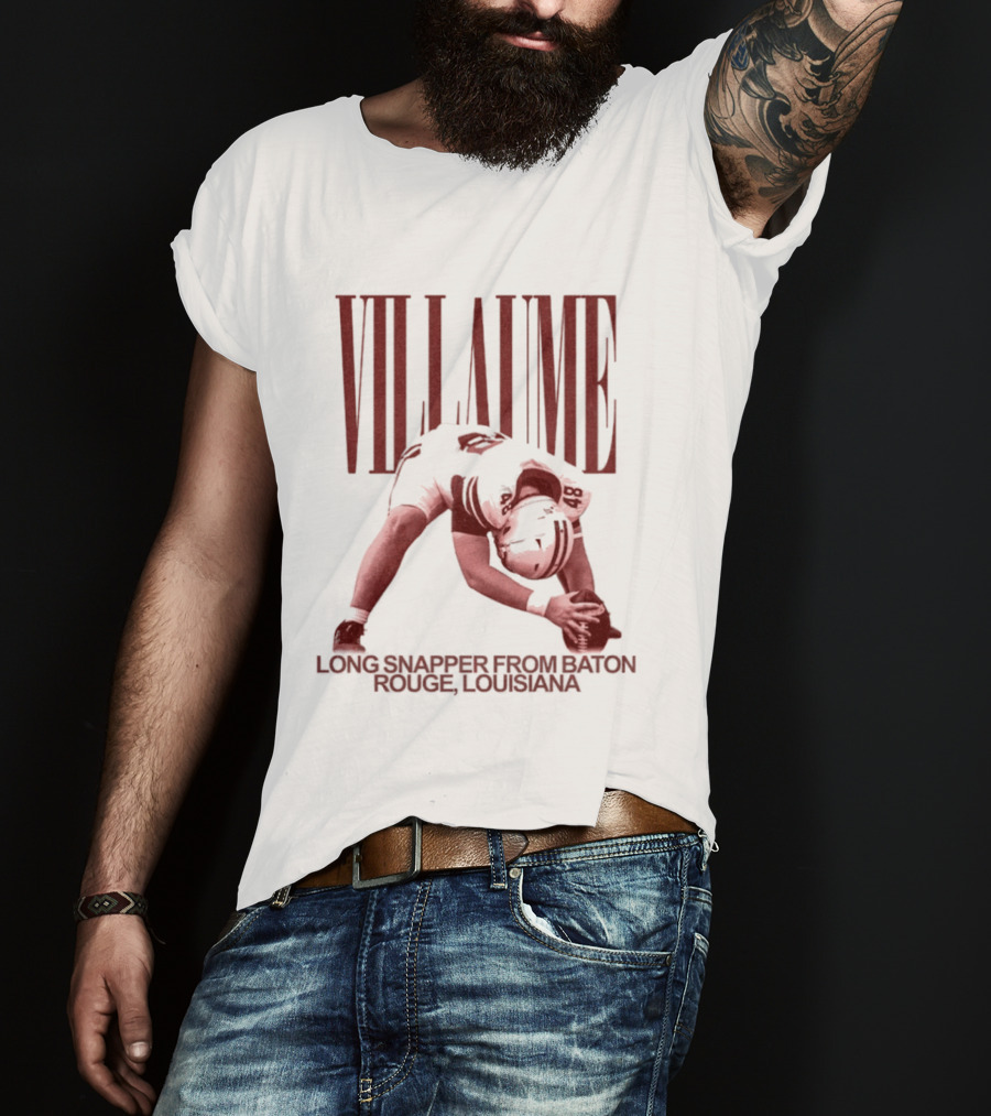 Villaume Long Snapper Baton Rouge Louisiana Football Player T-Shirt