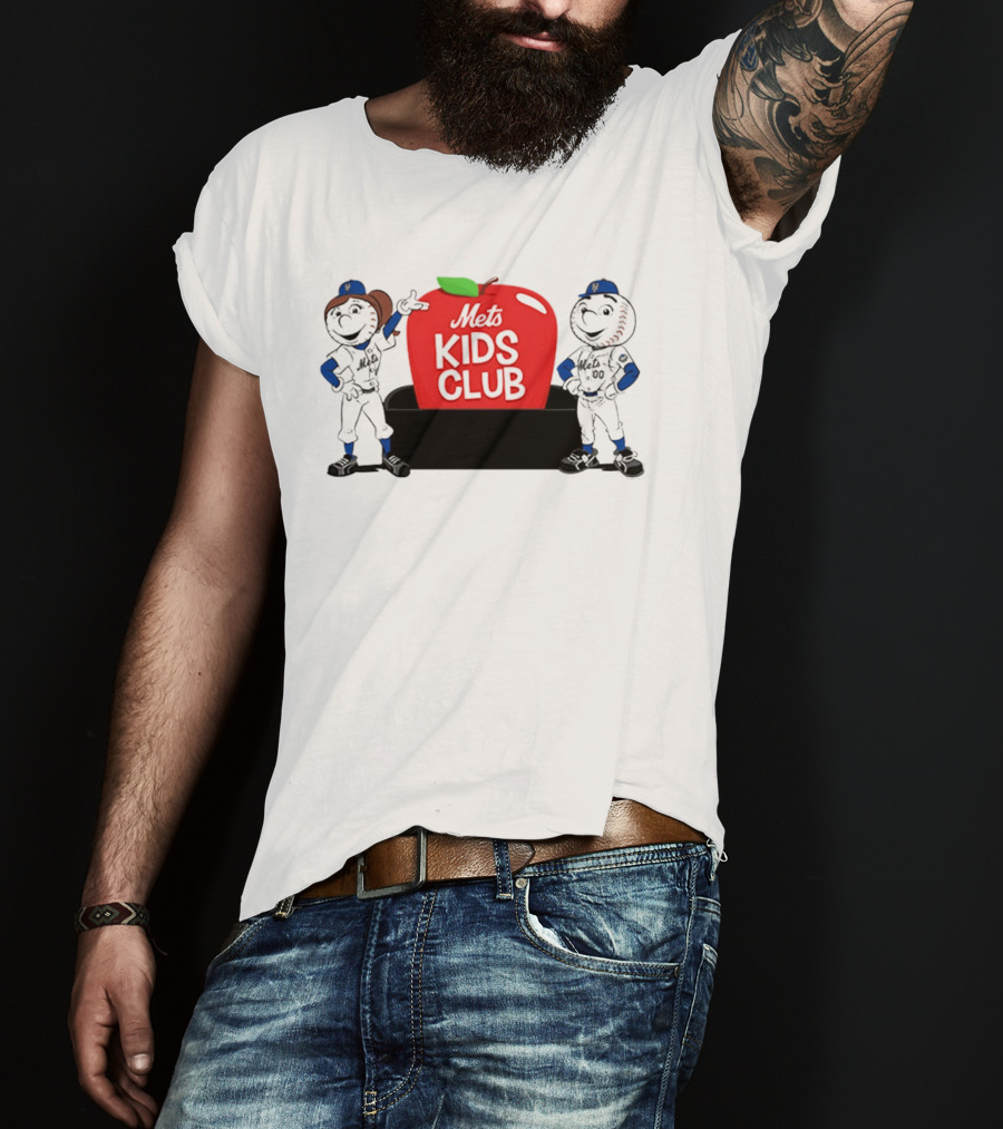Mr And Mrs Met Kids Club New York Mets T-Shirt