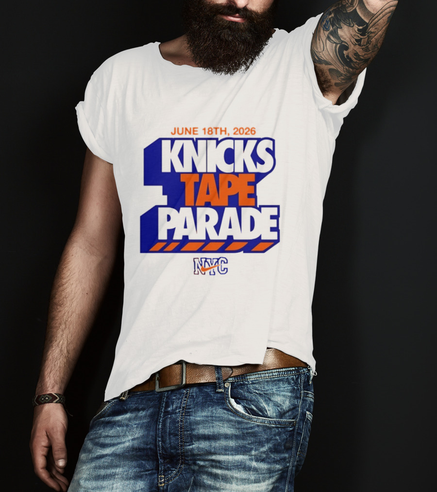 June 18th 2026 Knicks Tape Parade NYC NBA T-Shirt