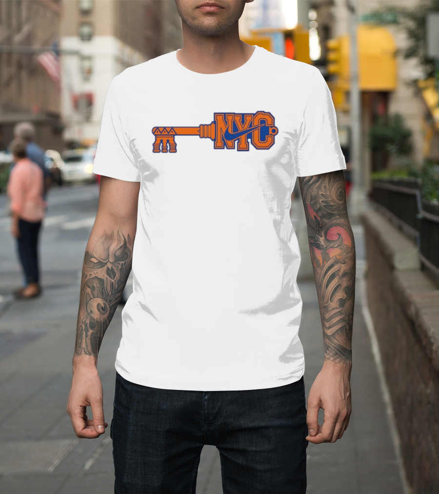 NYC Key New York Knicks Basketball Nike T-Shirt