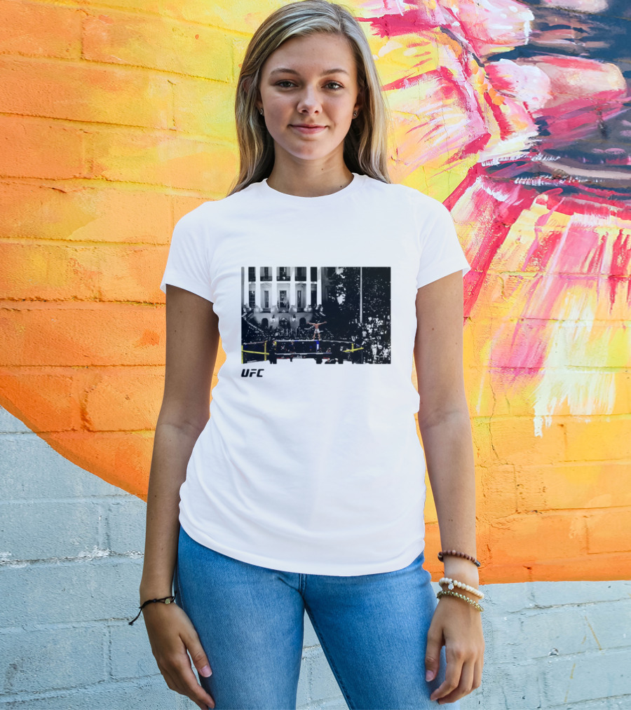 UFC Diego Lopes Freedom 250 Victory Iconic Octagon Celebration T-Shirt
