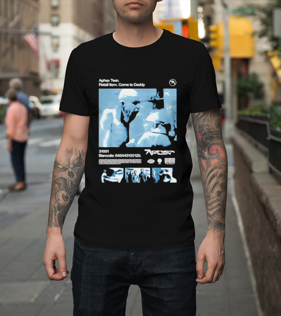 Aphex Twin Richard D James Come To Daddy 31001 Barcode 636461308120 T-Shirt