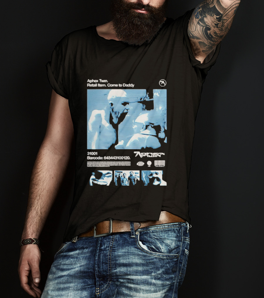 Aphex Twin Richard D James Come To Daddy 31001 Barcode 636461308120 T-Shirt