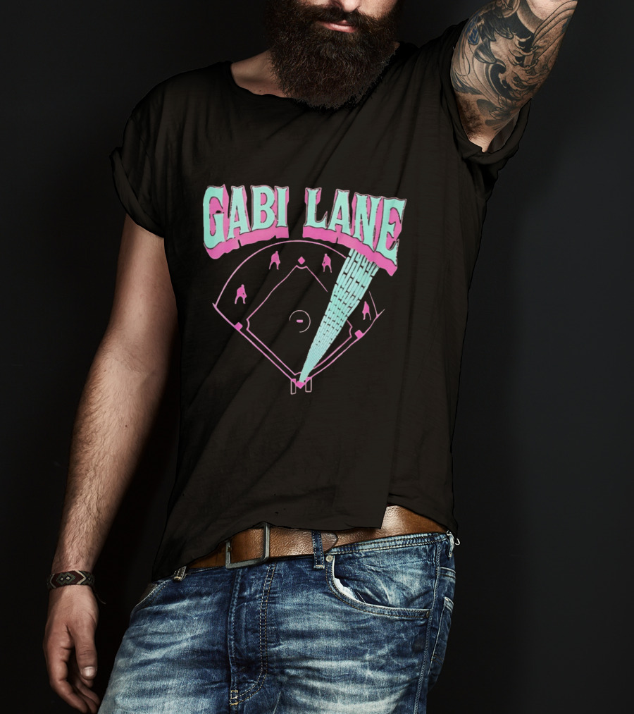 Gabi Lane Baseball Field Diamond Players T-Shirt