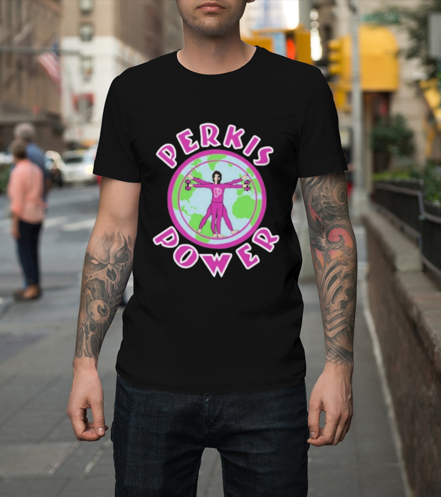 Perkis Power World Fitness Gym Tony Perkis Training T-Shirt