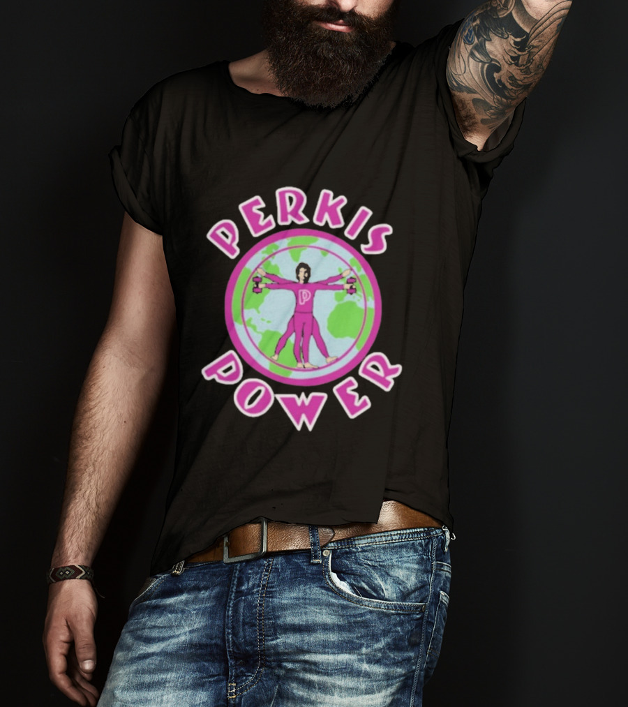 Perkis Power World Fitness Gym Tony Perkis Training T-Shirt