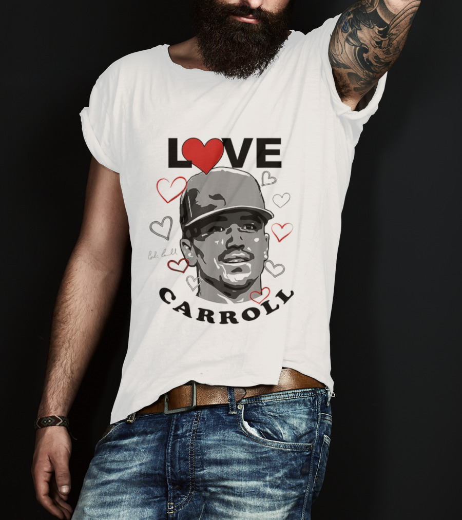 Love Corbin Carroll Heart Baseball Arizona Diamondbacks T-Shirt
