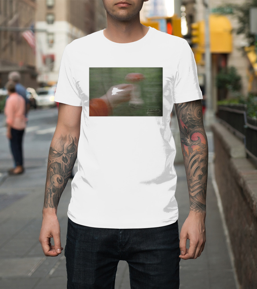 Fieldstudy Fly Agaric Blurred Forest Hand Motion Shot T-Shirt