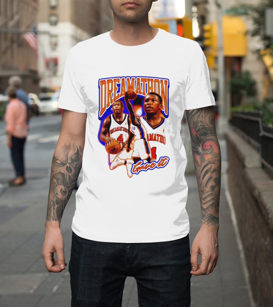 Dreamathon Nate Robinson New York Knicks Gave It T-Shirt