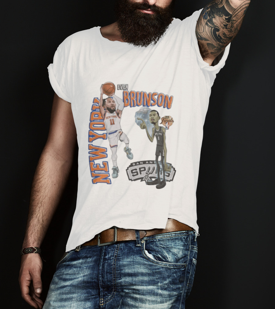 New York Even Brunson NBA Finals San Antonio Spurs T-Shirt