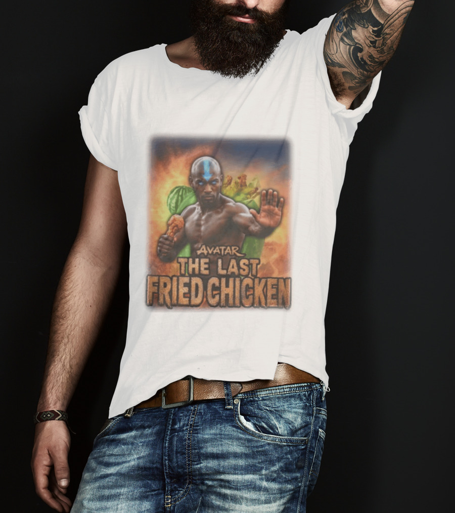 Avatar The Last Fried Chicken Parody Humor Martial Arts Mashup T-Shirt