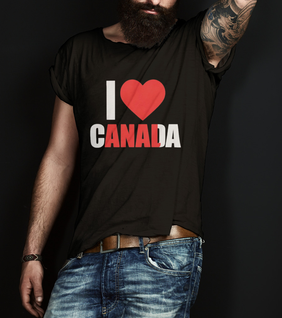 I Love Canada Heart Symbol CANADA T-Shirt