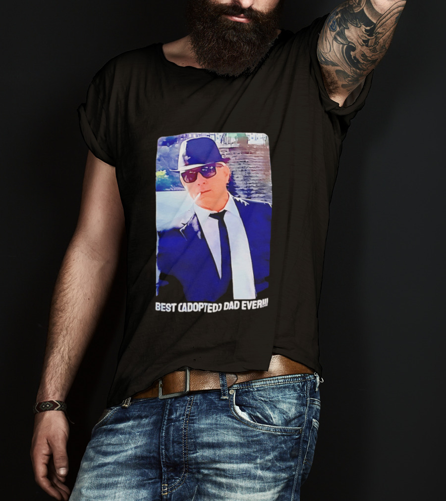 Blues Brothers Best Cadopted Dad Ever T-Shirt