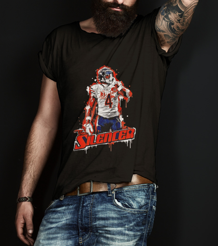 The Silencer Number 4 Chicago Football Player T-Shirt