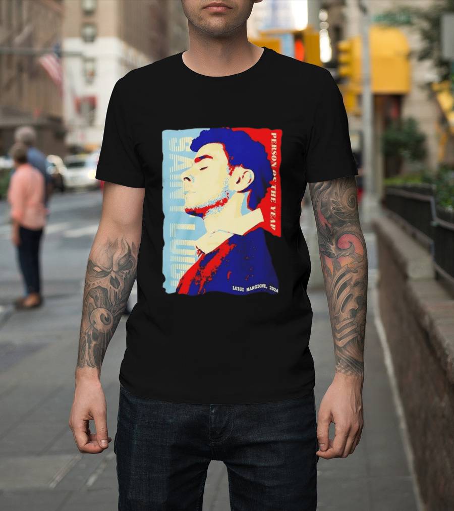 Saint Luigi Mangione 2024 Person Of The Year T-Shirt