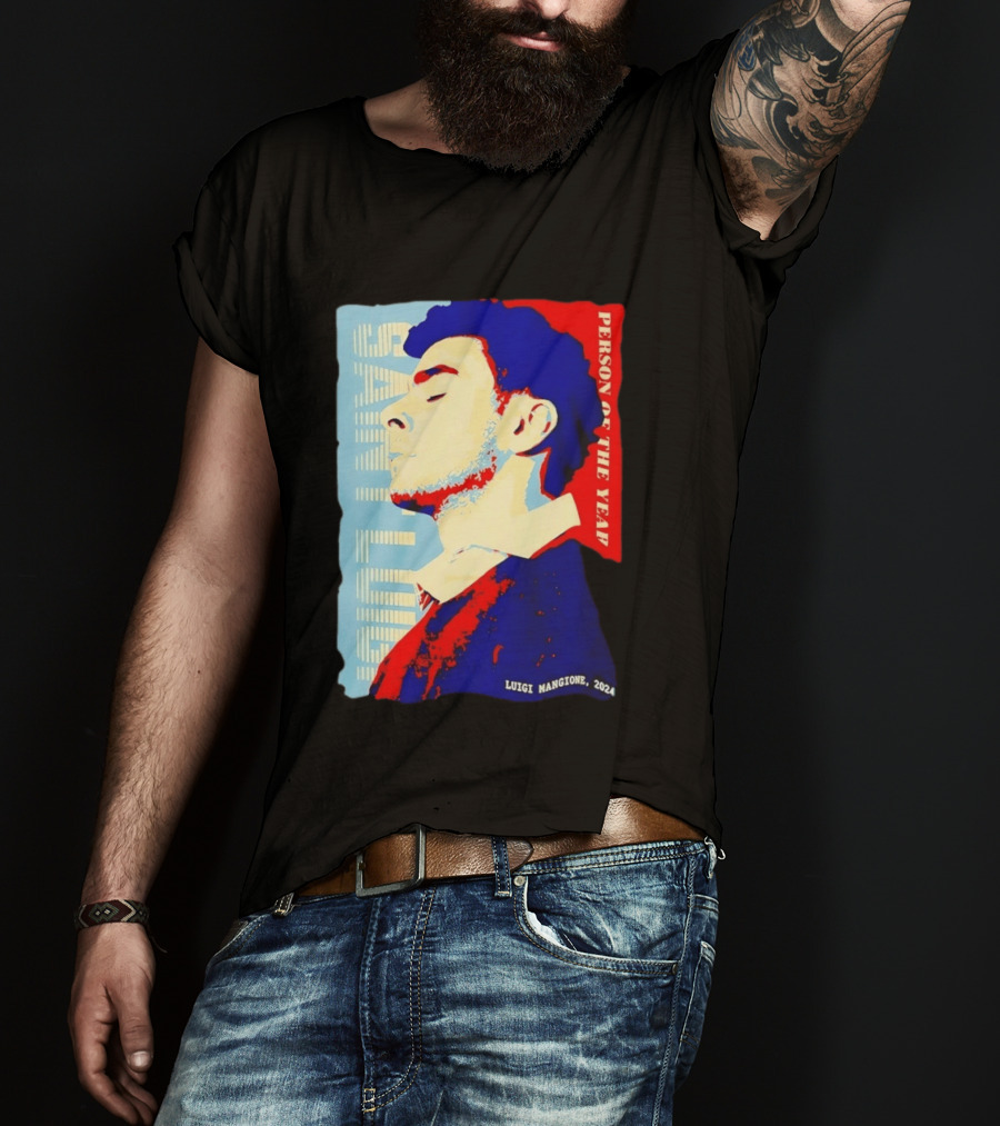 Saint Luigi Mangione 2024 Person Of The Year T-Shirt