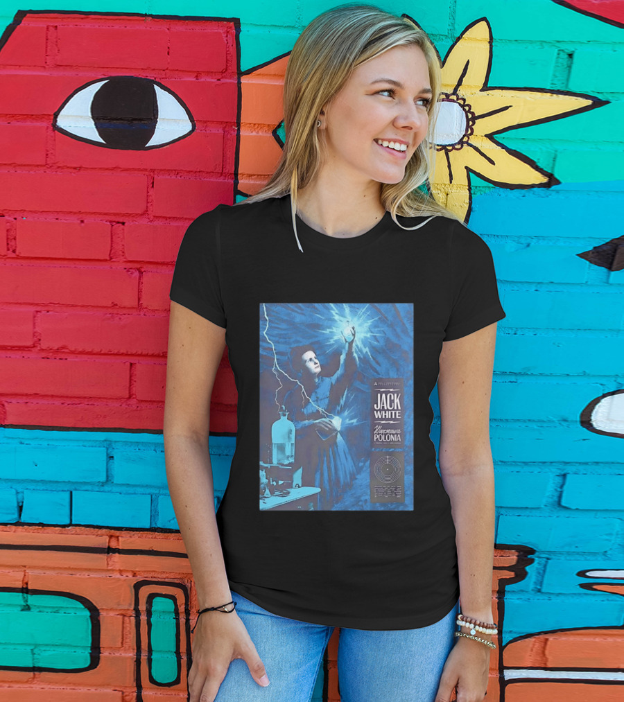 Jack White Marie Curie Warsaw Polonia 2026 Klub Stodola Event T-Shirt