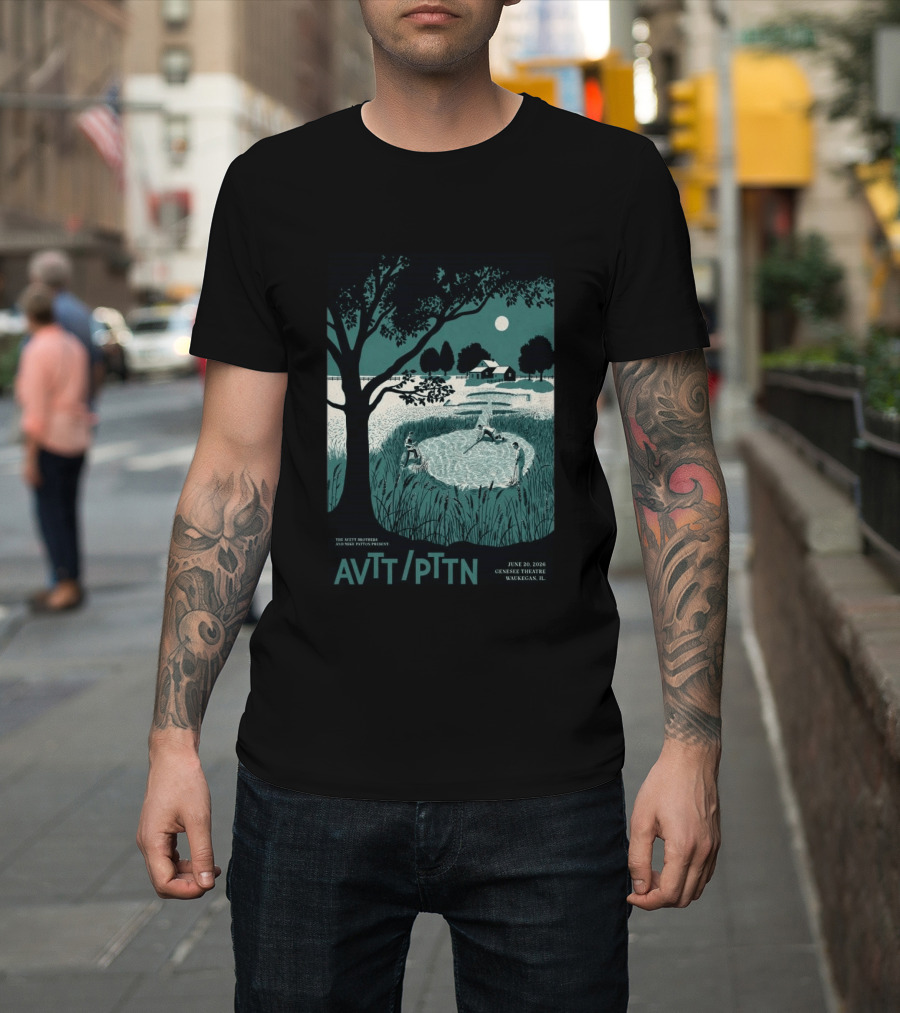 The Avett Brothers And Nikki Patton Waukegan IL Genesee Theatre June 20 2026 T-Shirt