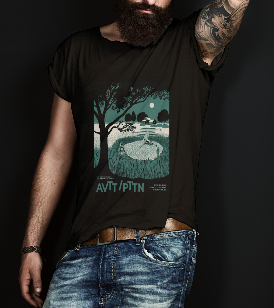 The Avett Brothers And Nikki Patton Waukegan IL Genesee Theatre June 20 2026 T-Shirt