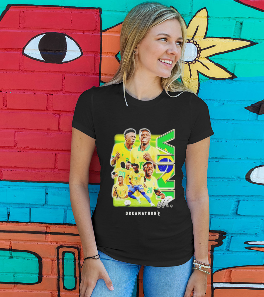 Vini Jr Brazil Dreamathon Soccer Moments T-Shirt