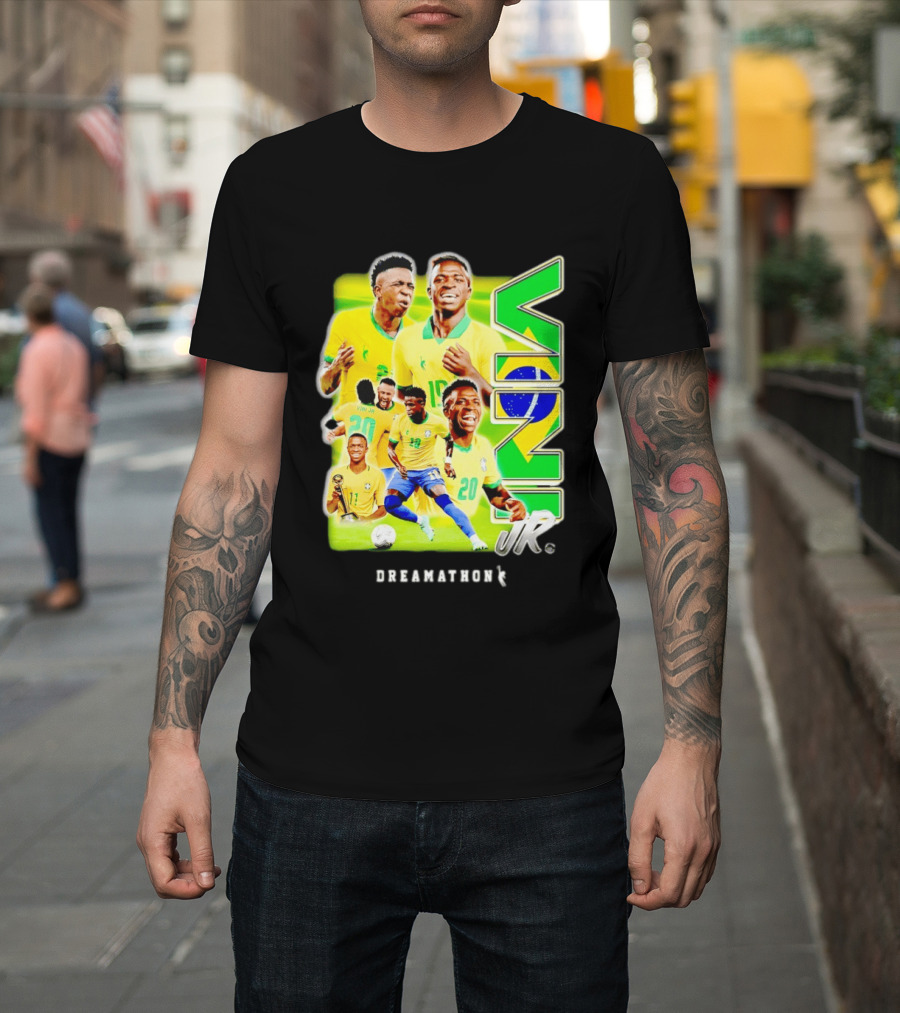 Vini Jr Brazil Dreamathon Soccer Moments T-Shirt