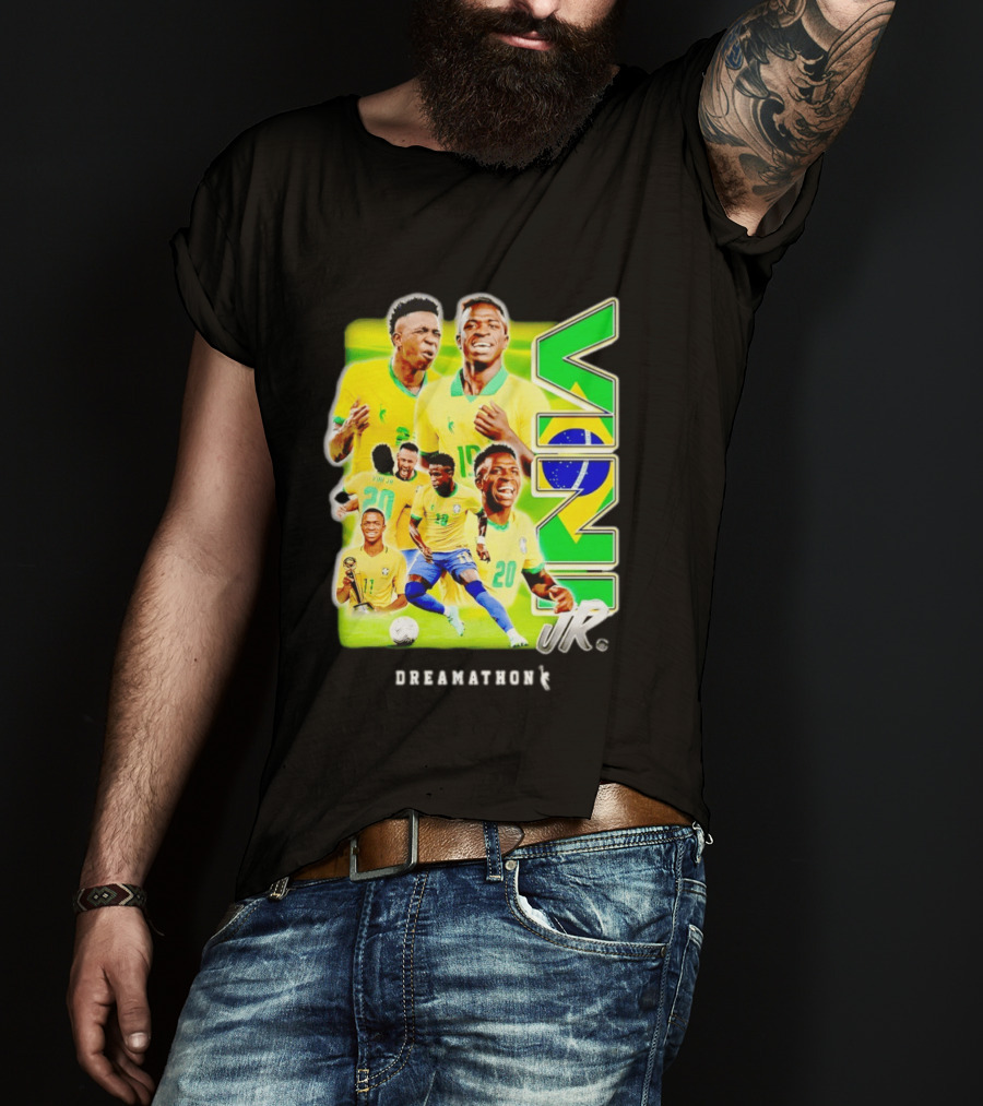 Vini Jr Brazil Dreamathon Soccer Moments T-Shirt