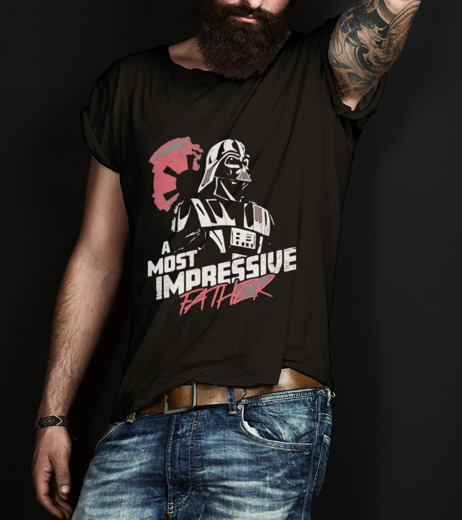 A Most Impressive Father Star Wars Darth Vader Iconic Pose T-Shirt