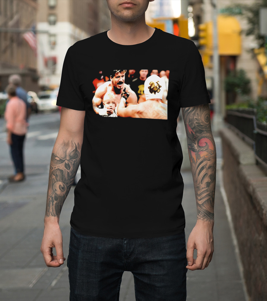 Eddie Guerrero Rey Mysterio Dominik Mysterio Custody Battle Iconic Wrestling Moment T-Shirt