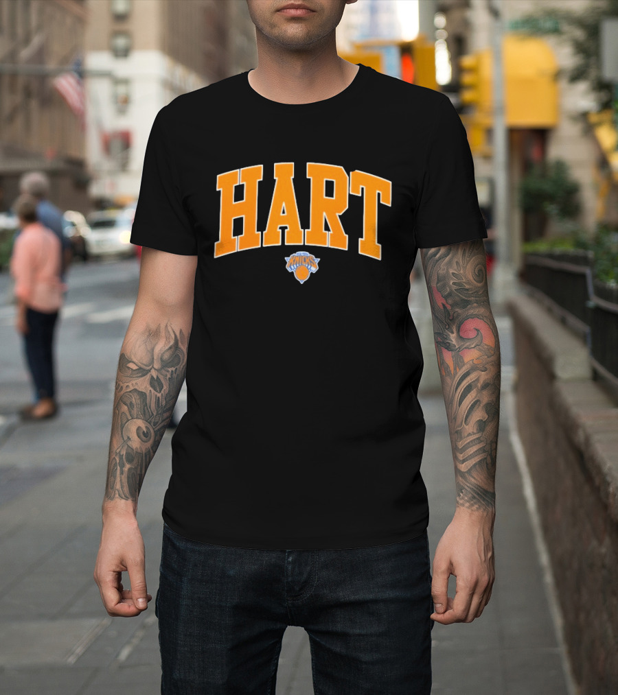 HART New York Knicks NBA Josh Hart Player Initials T-Shirt