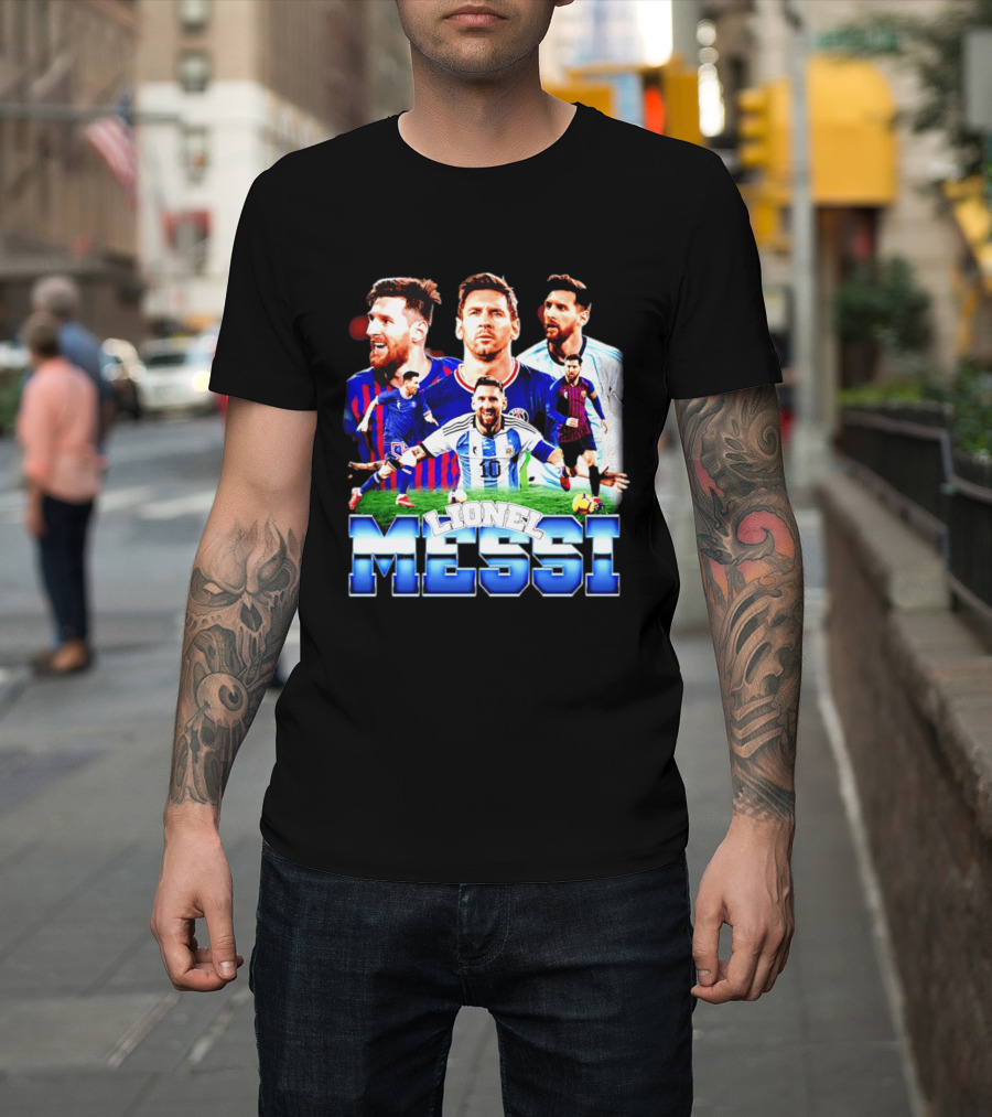 Lionel Messi Barcelona Paris Saint Germain Argentina Football Legend T-Shirt
