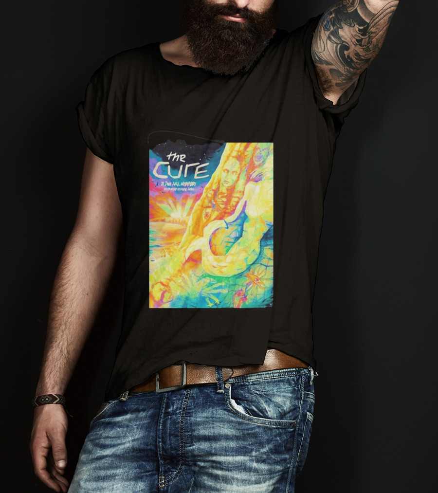 The Cure Isle Of Wight Festival Newport June 21 2026 Psychedelic T-Shirt