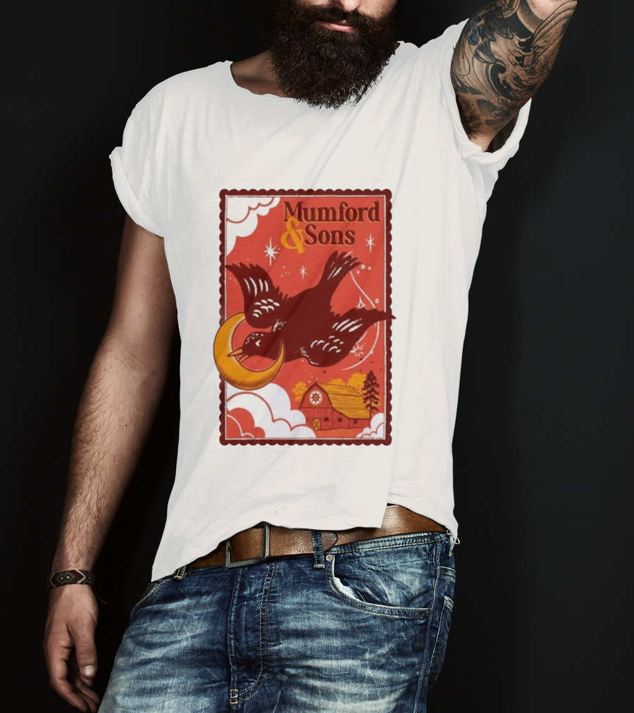 Mumford And Sons Concert June 20 2026 Hershey PA Barn And Bird T-Shirt