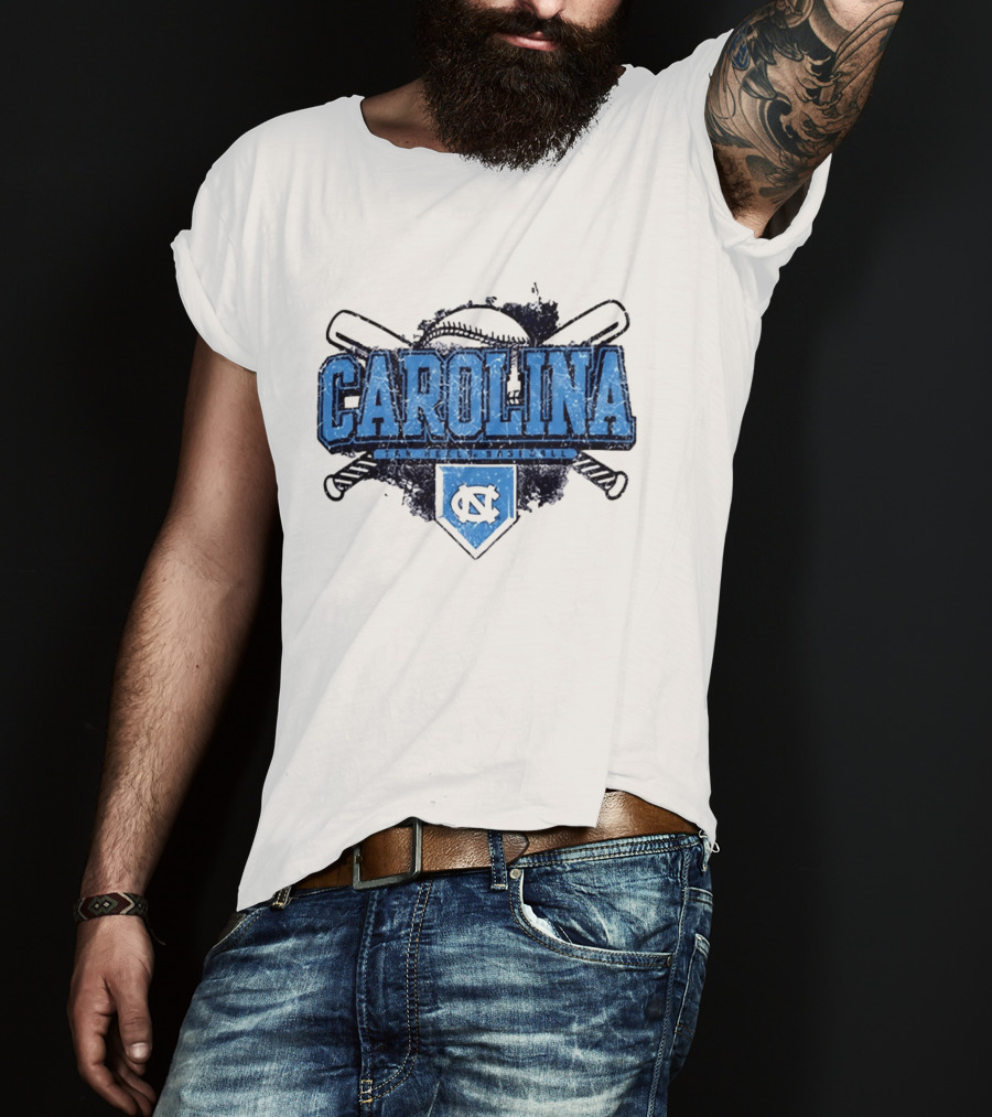 North Carolina Tar Heels Baseball UNC NCAA Carolina Tar Heels T-Shirt