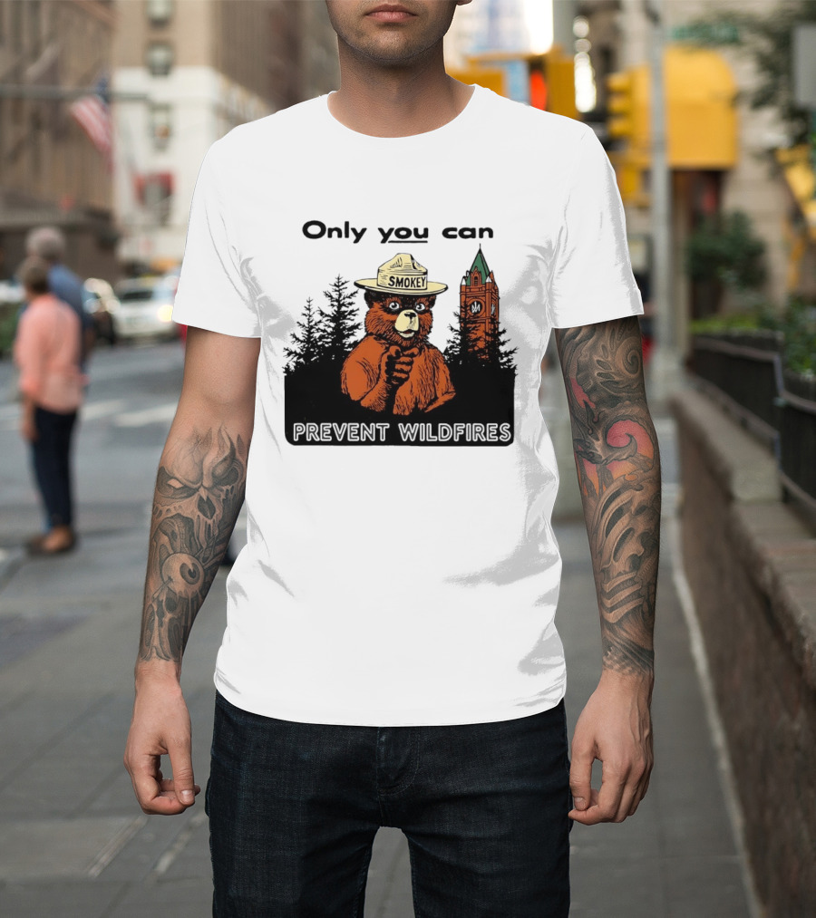 Only You Can Prevent Wildfires Smokey Bear X Montana Collaboration T-Shirt