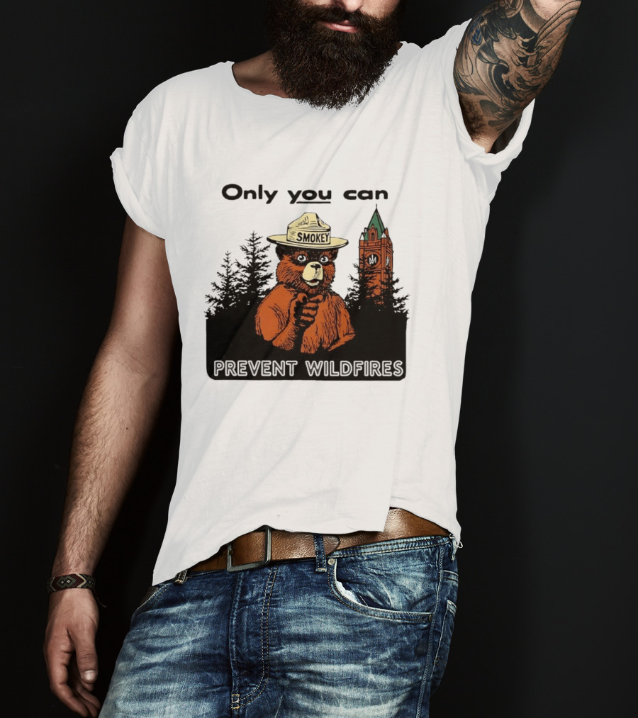 Only You Can Prevent Wildfires Smokey Bear X Montana Collaboration T-Shirt