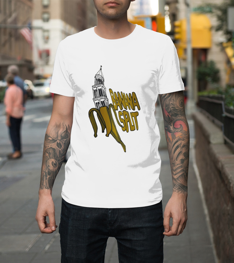 Split Diocese Bell Tower Banana Split Architecture T-Shirt