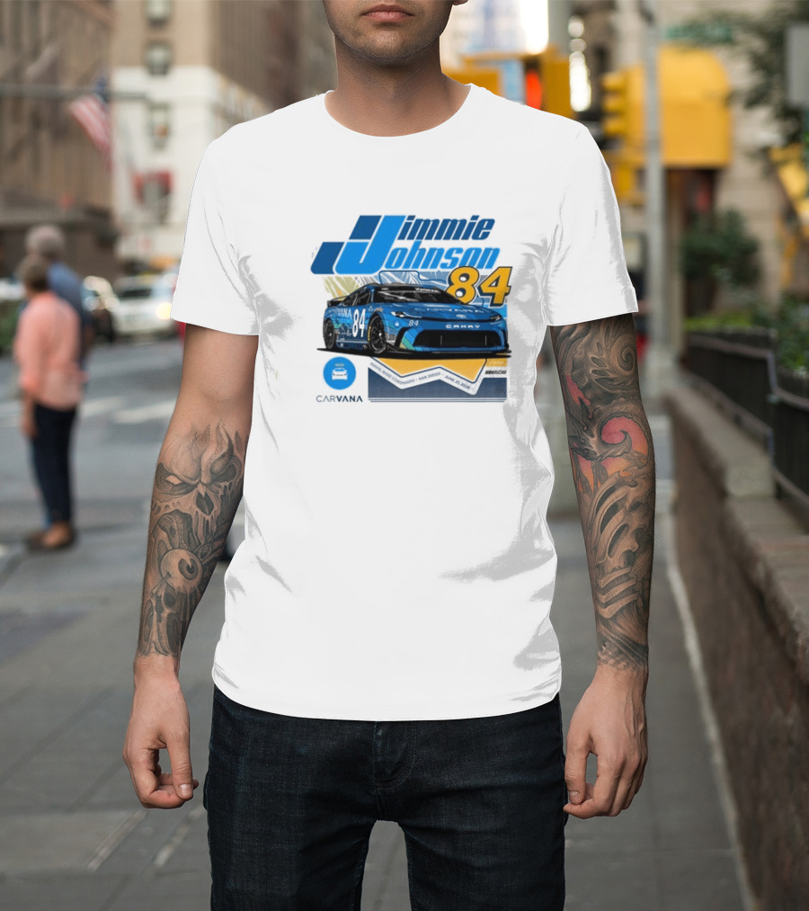 Jimmie Johnson 84 Carvana San Diego Paint Scheme 2026 T-Shirt