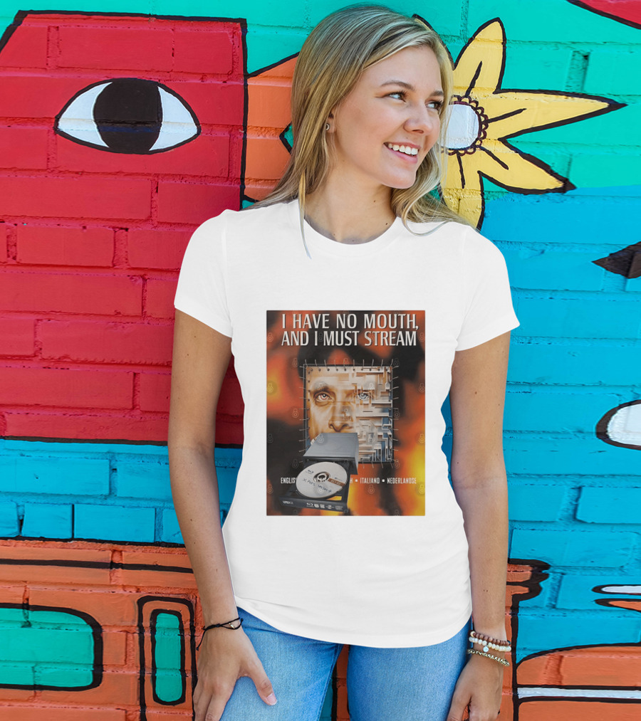 I Have No Mouth And I Must Stream Disc Drive Maze T-Shirt