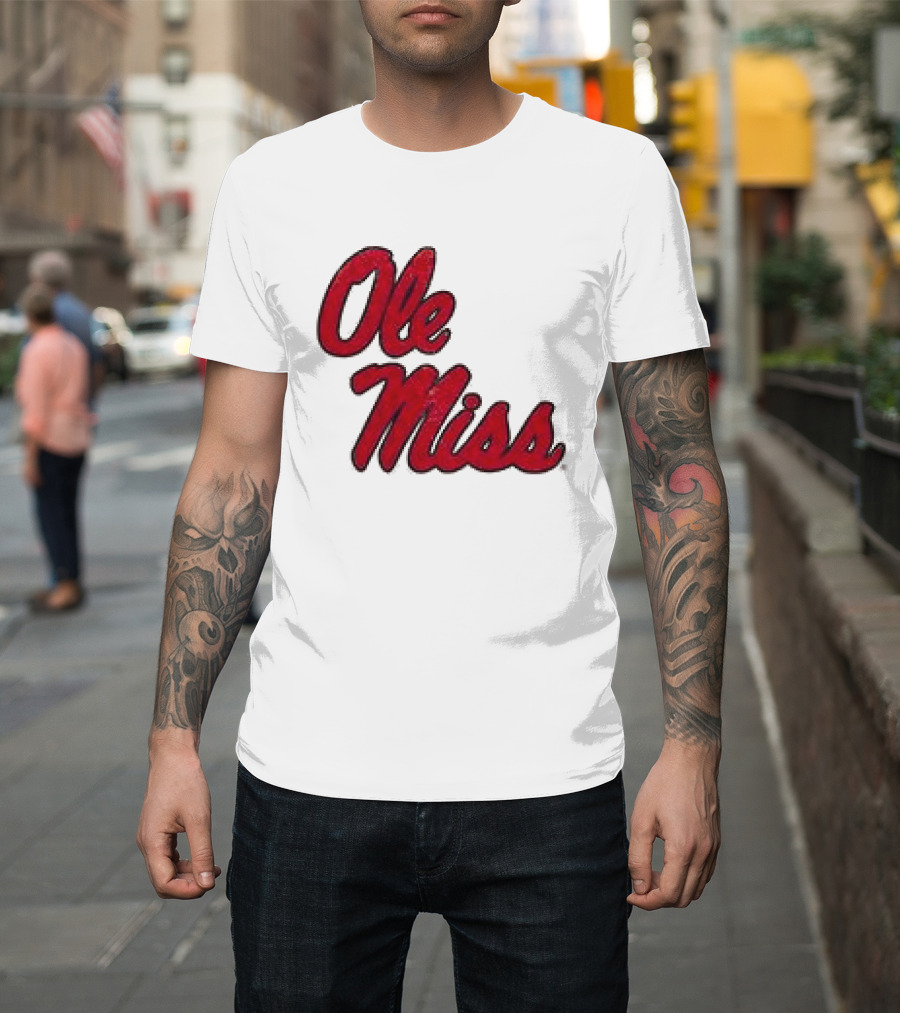 Grateful Dead Ole Miss Rebels Bears Collaboration 2 T-Shirt