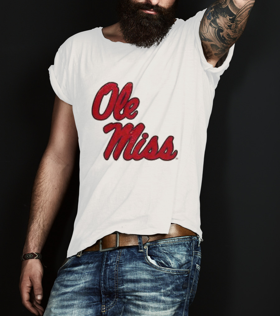 Grateful Dead Ole Miss Rebels Bears Collaboration 2 T-Shirt