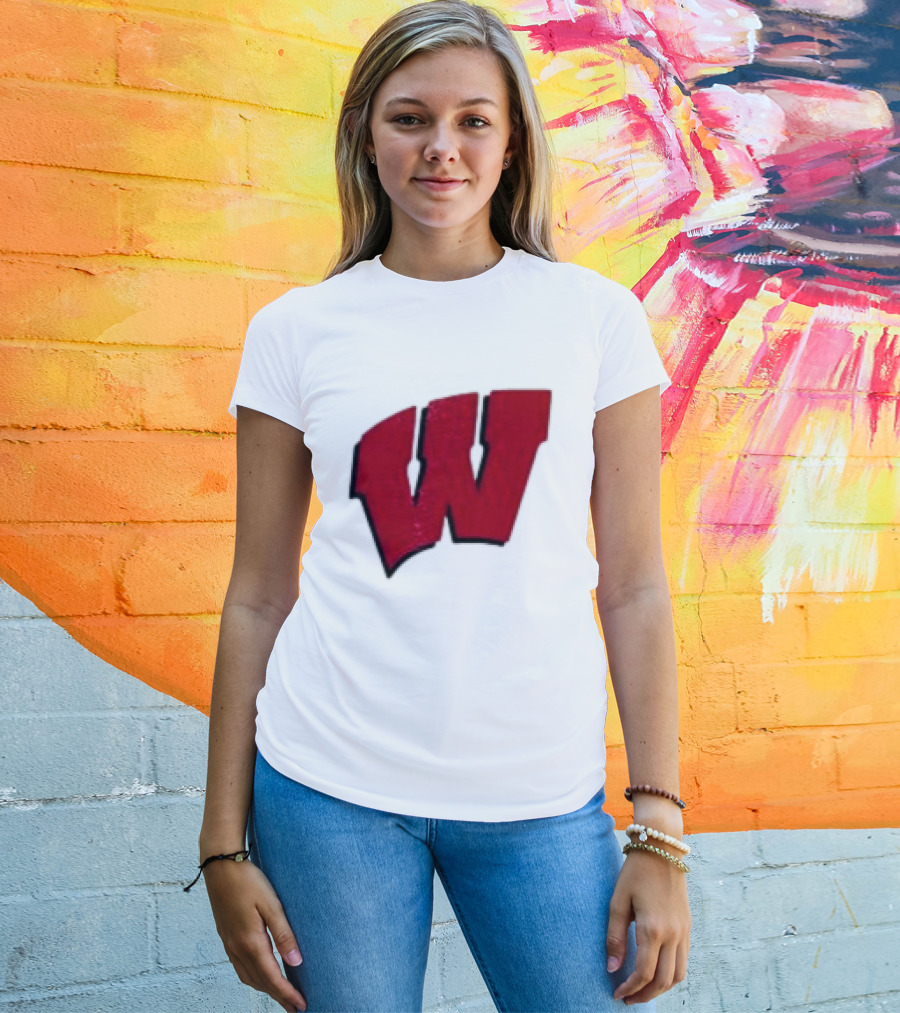 Grateful Dead Bears Wisconsin Badgers Collaboration T-Shirt